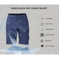 thumbnail image 5 of Visive Men's Hybrid Cargo Shorts - 2-Pack - Quick Dry, 4-Way Stretch, Versatile for Land & Sea - Sizes 30-50 - Ideal for Outdoor Activities: Golf, Hike, Bike, Swim, & Hunt, 5 of 6