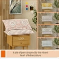 thumbnail image 6 of Color Sense 100% Cotton Printed Duvet Percale Set, Soft Feel, Lightweight & Breathable, 3-Piece Percale Set Queen Lodi, 6 of 9