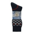 thumbnail image 5 of POLAR HEAT NANUUQ MEN LIGHT HEAT SOCKS NAVY/RED COMBO 3PK, 5 of 8
