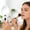 White, variant on 50X Magnifying Makeup Mirror, 3-in-1 Handheld/Tabletop/Wall Mount Mirror, Double-Sided 360° Adjustable Magnification Mirror for Eyebrow, Skincare & Makeup(Black)