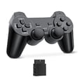 thumbnail image 4 of RetroFam - 2 Pack PS2 Controller Playstation 2 Wireless Controller - Black, 4 of 5