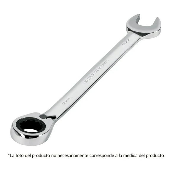 Llave Combinada Con Matraca Reversible Truper 13768 24mm LL-2024MXR
