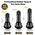 thumbnail image 2 of Vástagos de válvulas para neumáticos Tottist Rubber Snap-in, juego de 100 piezas, 2 of 7