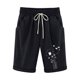 thumbnail image 1 of Pantalones Elásticos de la Cintura para las Mujeres Impresos Medias Pantalones Cortos, Bolsillos Casuales Poliéster para Toda la Temporada, 1 of 3