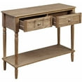 thumbnail image 2 of Convenience Concepts Table de Console de Campagne en Bois Flotté Caramel, 2 of 8