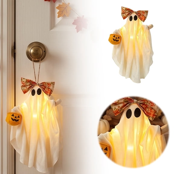 These Glowing Decorations With Bows Are Perfect For Halloween Parties In The Fall. They Can Be Placed On Tabletops Windowsills Or Shelves.