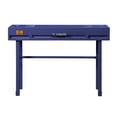 thumbnail image 2 of Blue Rectangular Desk with Drawer / Industrial Aesthetic for Office, 2 of 3