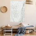 thumbnail image 2 of Floral Tapestry, Flower Orchids Bohemian Style Vintage Petals Vines Pattern French Country Style, Wall Hanging for Bedroom Living Room Dorm Decor, 60W X 80L Inches, Blue White, by Ambesonne, 2 of 5