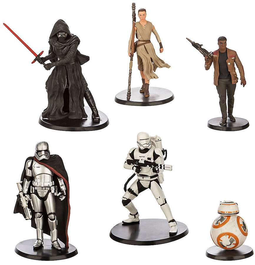 Star Wars FORCE AWAKENS 6 Piece Christmas Tree Ornament Set