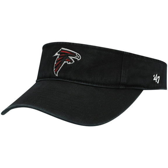 Men's '47 Black Atlanta Falcons Clean Up Visor