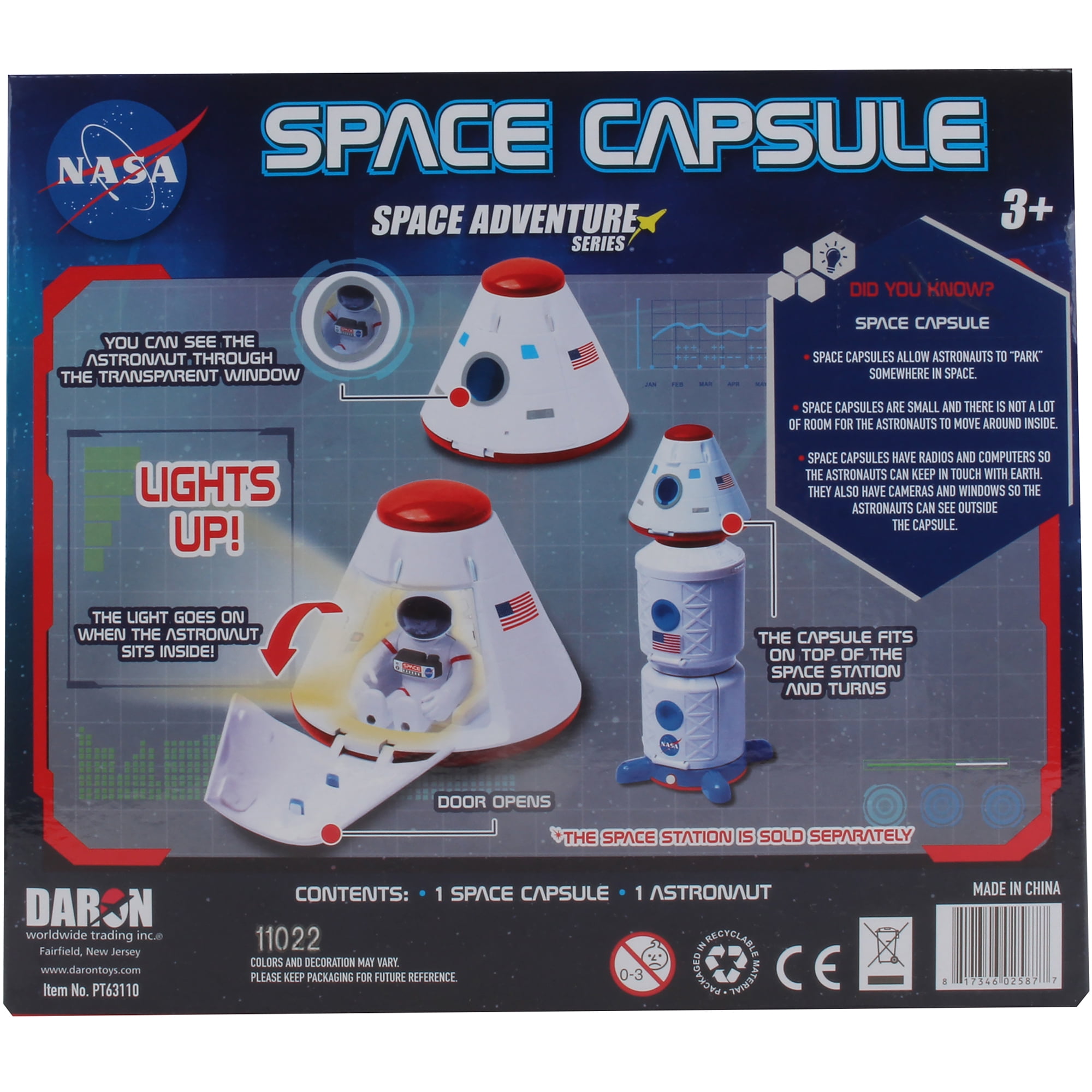 capsule idol fancy space station 3枚セット NASA Future Explorers - Gateway Space Station Interactive Model