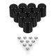 thumbnail image 4 of ColoMX 20 piezas de inserciones de bolas de aceite esencial con tapas protectoras antipolvo compatibles con botellas de 18 dientes para aromaterapia y mezclas de bricolaje, 4 of 7