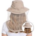 thumbnail image 3 of Mosquito Head Net Hat - Bug Cap Upf 50+ Sun Protection With Hidden Netting For Beekeeping Hiking Men & Women, 3 of 5