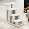 thumbnail image 2 of Demi Bonn 24" Pet Stairs for Small Pet, 4-Step Ladder Ramp for Beds and Couch, Non-Slip Balanced Indoor Step, Beige, 2 of 9