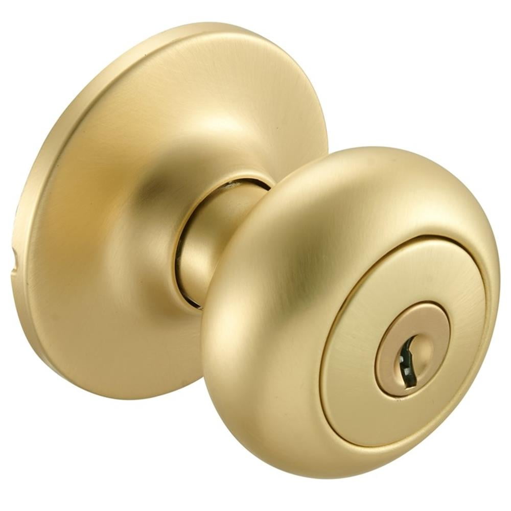 Design House 726927 Cambridge Entry Door Knob Satin Gold