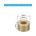 thumbnail image 2 of M4 Brass Spacers, 5 Pcs Metal Spacer Brass 4mm ID x 8mm OD x 5mm L Brass Spacers Standoff for 5/32 Inch or M4 Screw, 2 of 5