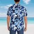 thumbnail image 6 of Balery Evil Eye Print Men's Hawaiian Shirts Short Sleeve Beach Shirt Relaxed Fit Vacation Button Down Shirts-, 6 of 9