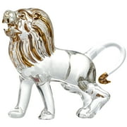 Gongxipen Lion Shape Decoration Lion Designed Adorns Crystal Craft Office Desktop Lion