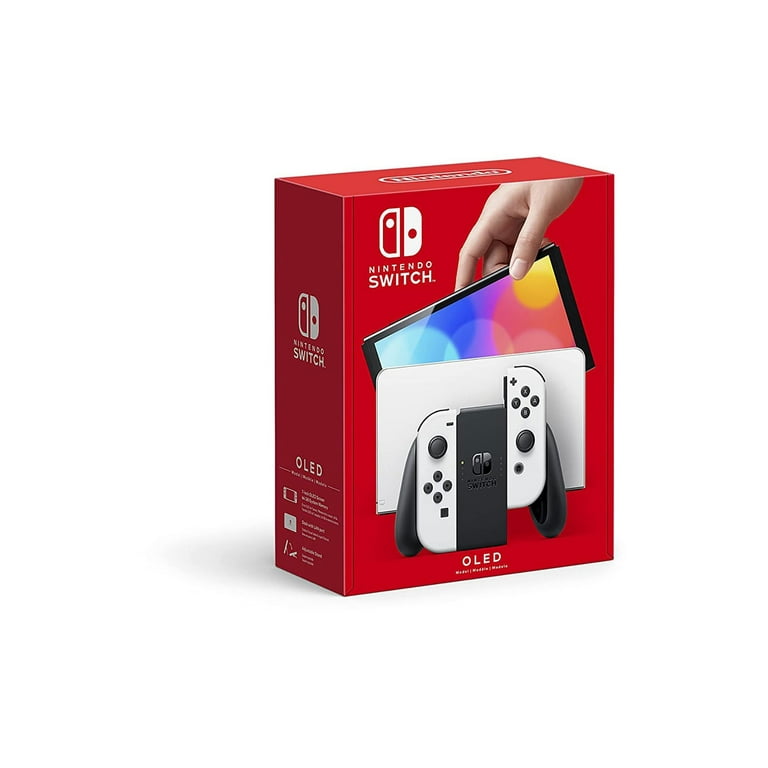 Nintendo Switch – OLED Model with White Joy-Cons and 128GB Micro 