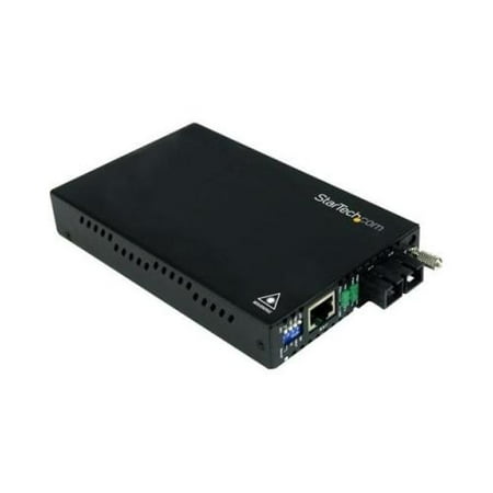 Startech dot com StarTech dot com 10/100 Mbps Single Mode Fiber Media Converter SC 30 km 2PG5605