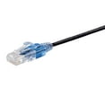 thumbnail image 2 of Monoprice Cat6A Ethernet Patch Cable - 50 Feet - Red (5-Pack) Snagless RJ45, UTP, Pure Bare Copper Wire, 10G, 30AWG - SlimRun Series, 2 of 5
