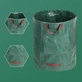 thumbnail image 3 of Bolsa de jardín, bolsa de almacenamiento de hojas de jardinería, bolsa de hoja caduca engrosada verde impermeable, 400l 80 * 80, paquete de 2 piezas, 3 of 4