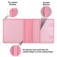 thumbnail image 4 of Cacturism Car Registration and Insurance Holder, Vehicle Glove Box Car Organizer Men Women Wallet Accessories Case for Cards, Essential Document, Driver License, Pink, 4 of 8