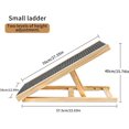 thumbnail image 2 of Solid Wooden Pet Ramp, Height Adjustable, NonSlip Carpet, Safe Access for Pets, 2 of 5