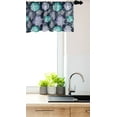 thumbnail image 3 of Ambesonne Nautical Window Valance, Ocean Grunge Seashells, 54" X 18", Night Blue Sea Green, 3 of 3