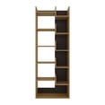 thumbnail image 2 of Depot E-Shop Hoodsport Bookcase, 11 Shelves, Natural Oak / Black Wengue, 2 of 6