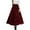 Red, variant on Women's Tennis Skirts Summer Velvet Printed Midi Skirt with Elegant Floral Pattern High Waist A-Line for Everyday Occasions Party Events Purple M