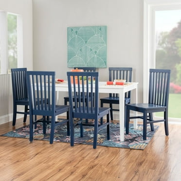 Linon Home Decor Prentice Side Dining Chair (Set of 2) Navy