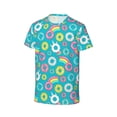 thumbnail image 3 of Honeii Donut Print Kids Boy T-Shirt,Breathable Round Neck Tee,Stylish Summer Tee for Boys, for Outdoor Activities and Casual Wear, 3 of 7