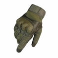 thumbnail image 2 of Guantes HUOGUO Tactical Airsoft Military con pantalla táctil verde, 2 of 5