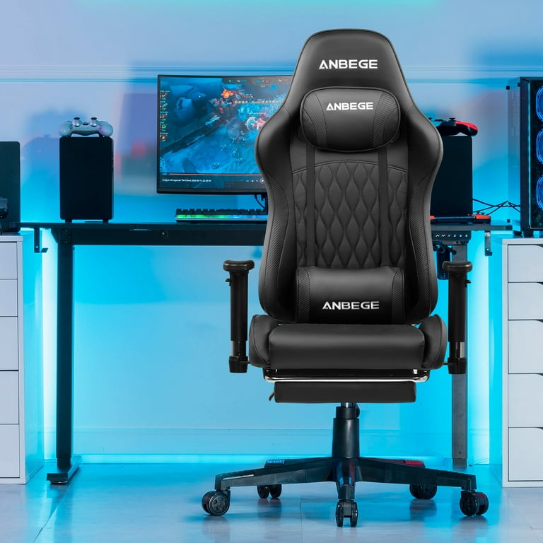 ANBEGE Gaming Chair Ergonomic Computer Office Chair PU