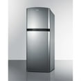 Counter depth frostfree refrigeratorfreezer in stainless steel with 26" footprint, reversible