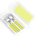 thumbnail image 4 of Daiia Yellow for Stainless Steel Kids Silverware Set - Children’s Utensil Set - Children's Knife, Fork And Spoon Set - Metal Kids Cutlery Set, 4 of 8