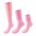 thumbnail image 4 of Ltctricy 3 Pairs Womens Slouch Sock Lounge Knitted Ribbed Scrunch Socks Fall Winter Warm Cozy Comfort Boot Socks, 4 of 7