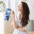 thumbnail image 6 of 30 oz Insulated Stainless Steel Tumbler Double Wall Stainless Steel Tumbler with 2-Way Drinking Blue Tie-dye Pattern, 6 of 9