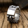 thumbnail image 3 of K-KED Strong and Domineering Personalized Skull Men's Stainless Steel Rings Size 8-13-8, 3 of 6
