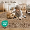 thumbnail image 4 of ODIKA Faded Boho Central Emblem Interlocking Motifs Decorative Throw for Master Suite, California King, Under Bed, Foldable Easy Care, 4 of 7