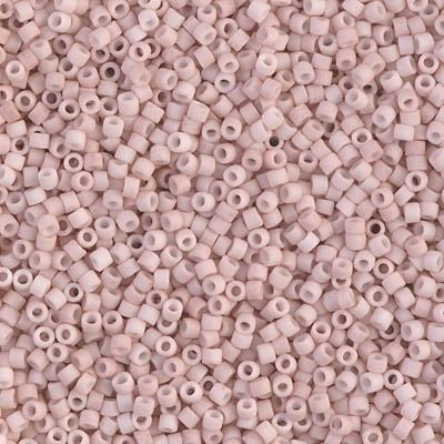 Miyuki Delica Seed Beads DB1515 11/0 Opaque Pink Champagne Matte 7.2 Grams