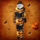 thumbnail image 1 of Halloween Family Pajamas Funny Bats Zipper Hooded Jumpsuit Matching Family Pjs Sleepwear, 1 of 5
