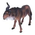 thumbnail image 3 of Fdit Creatures Figurines Toys,Wildebeest Figure,Lifelike Animal Toy Statue African Jungle Animals Wildebeest Toy Plastic Playset Gift, 3 of 8