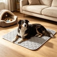 thumbnail image 6 of Cooling Pet Pad for Dogs & Cats with Non-Slide Portable Bottom, Washable Ice Mat & Breathable Design, Suitable for Crate Sofa Floor Travel, 17.7x13.8in by MPOISVA, 6 of 6