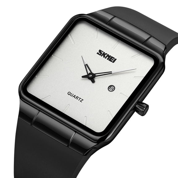 Men's Fashion Watch, Waterproof Casual Wristwatch, Silicone Strap Watch, Alloy Case Date Display Watch, Business Casual Daily Use Watch, Comfortable Sport Watch, Stylish Gift Watch