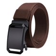 thumbnail image 2 of Soumake Webbing Automatic Buckle Belt Adjustable Length Farmers Security Guard Waistband Holeless Outdoor Belt, 2 of 8