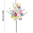 thumbnail image 3 of Lifelike Artificial Easter Eggs Branch Decoration, Full and Beautiful Branch with Berry and Colorful Eggs, Perfect Holiday Ornament for Easter Home Party Table Centerpiece Decor, Multicolor, 1pc, 3 of 7
