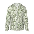 thumbnail image 2 of Lsque Green Rabbit UPF 50+ Lightweight Sun Protection Men's Women's Long Sleeve Shirt, Hoodie Performance -X-Large, 2 of 9