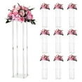 thumbnail image 1 of VEVOR Wedding Flower Stand, 10PCS 31.5-inch Column Flower Stand, Floral Stands with Acrylic Laminate, Cylindrical Cubic Floral Display Rack for Wedding, Party, Birthday, Home, Centerpiece Stands, 1 of 9